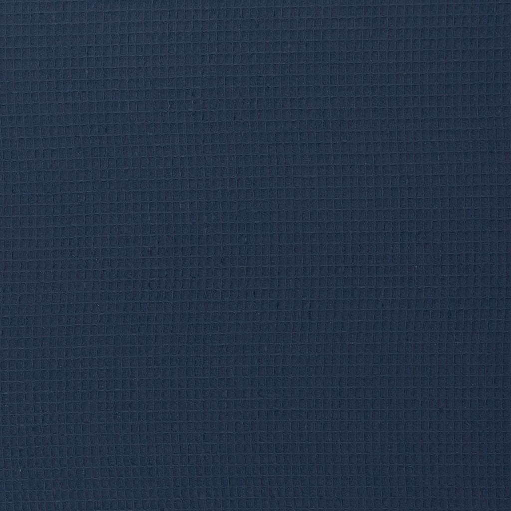 Waffelpiqué Baumwolle jeansblau